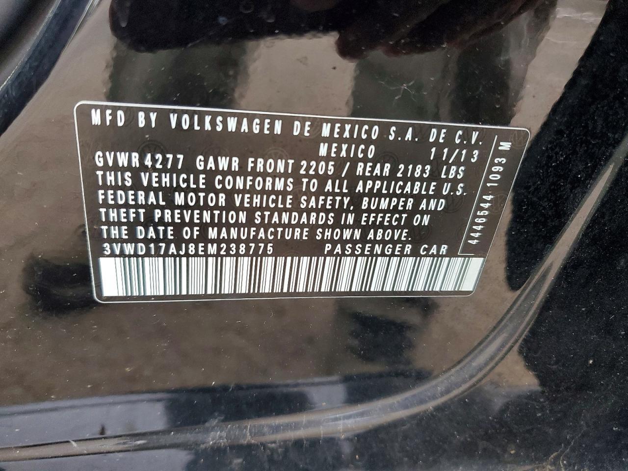 2014 VOLKSWAGEN JETTA