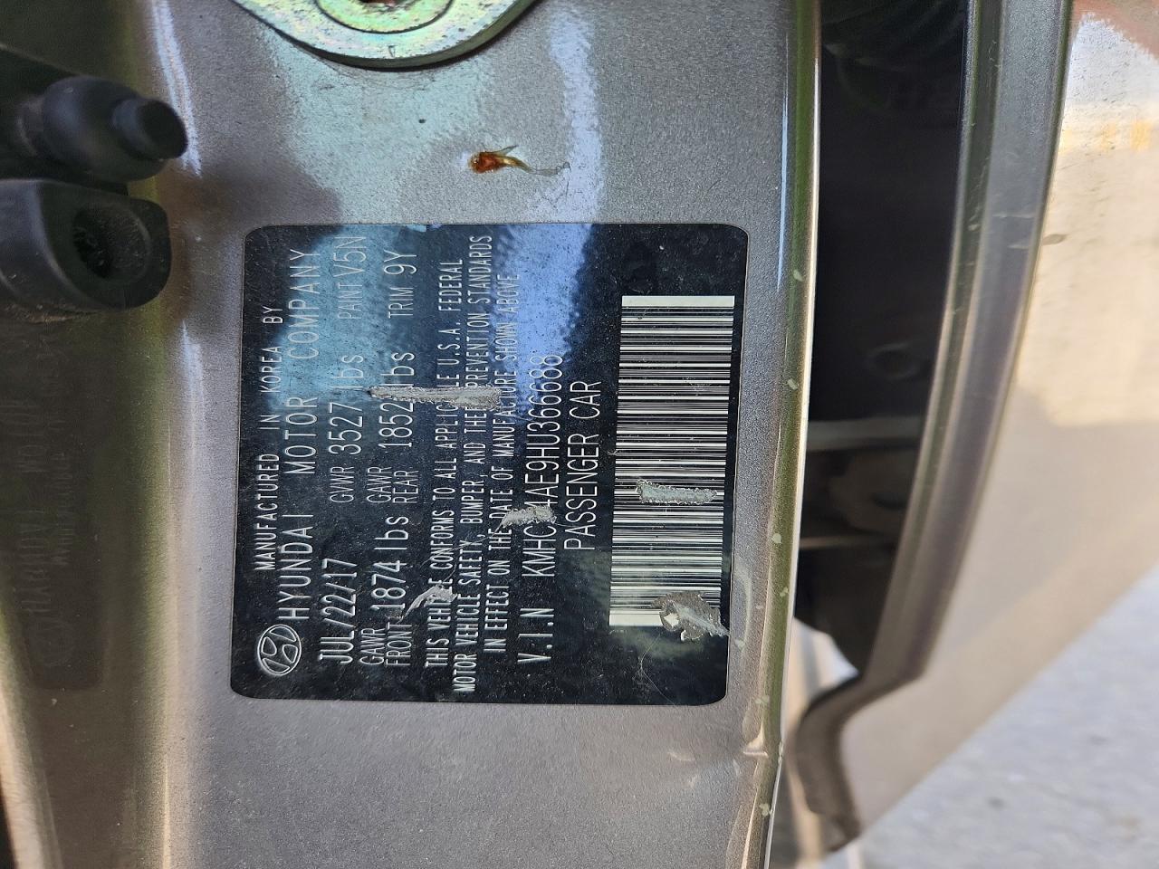 2017 HYUNDAI ACCENT