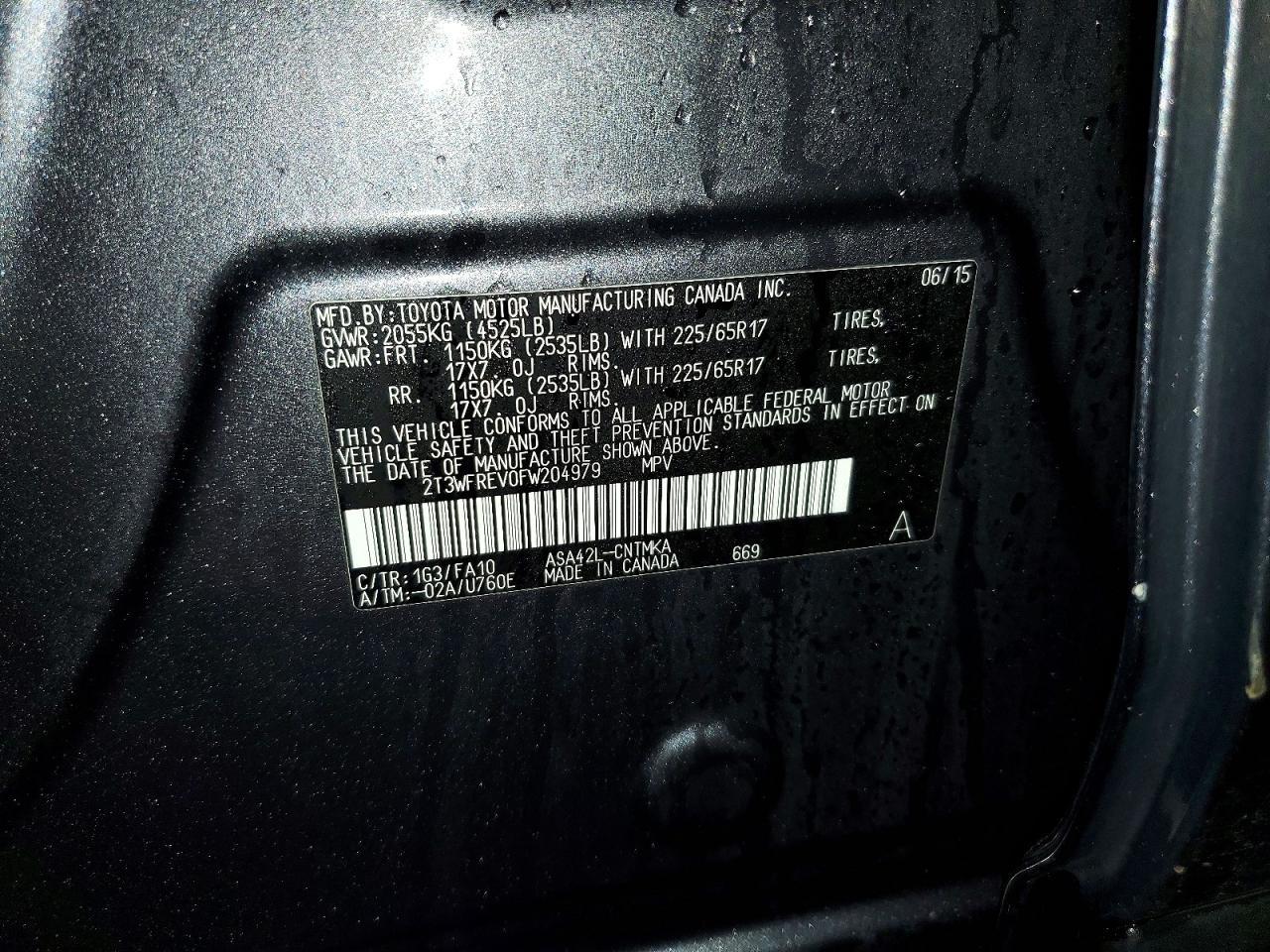 2015 TOYOTA RAV4