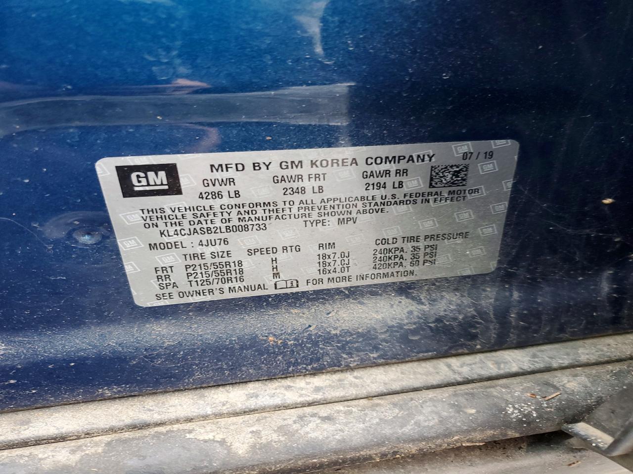 2020 BUICK ENCORE