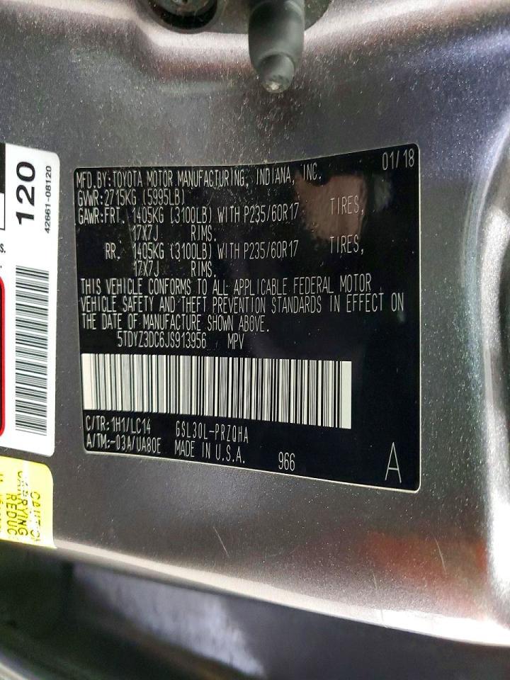 2018 TOYOTA SIENNA