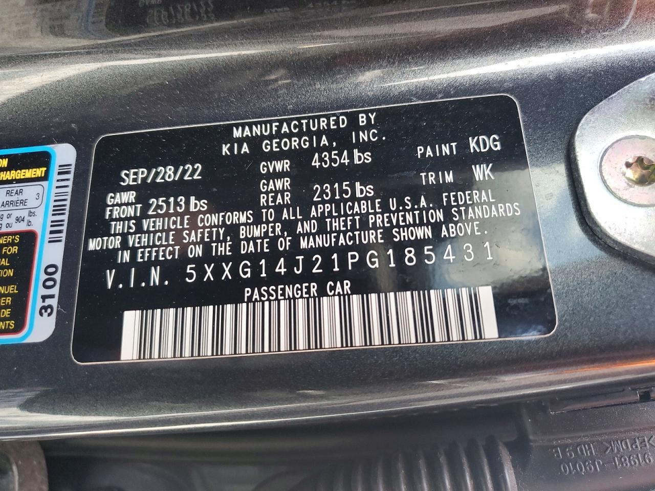 2023 KIA K5