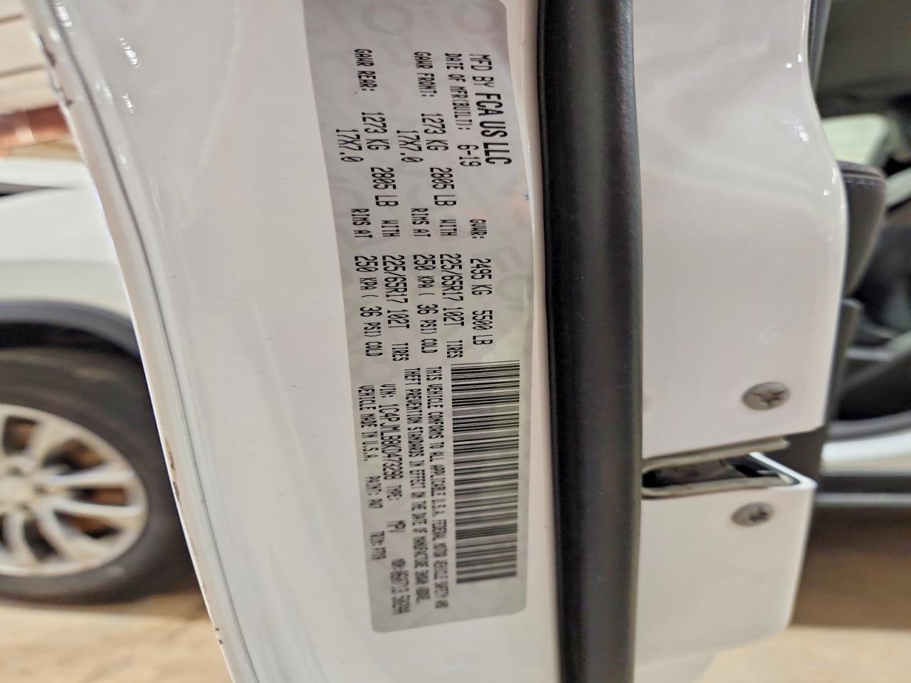 2019 JEEP CHEROKEE