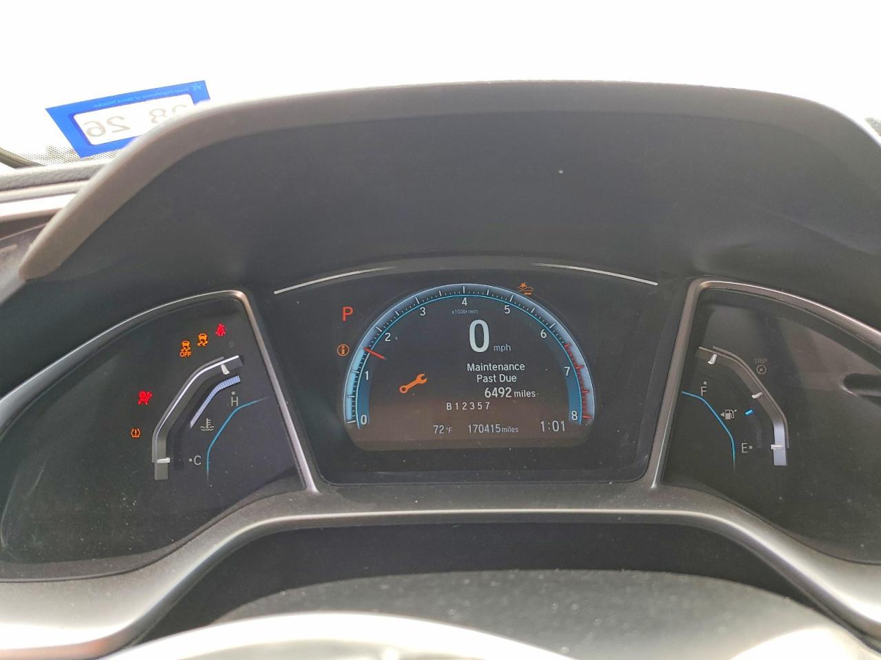 2016 HONDA CIVIC