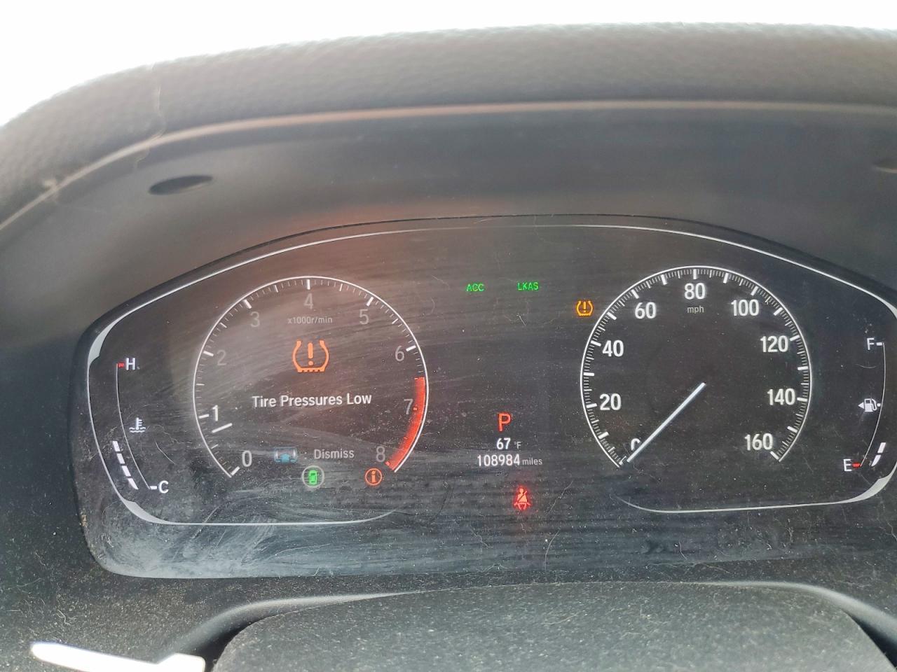 2019 HONDA ACCORD