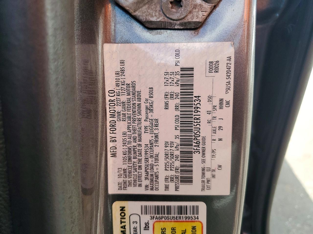 2014 FORD FUSION