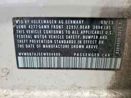 2014 VOLKSWAGEN GOLF