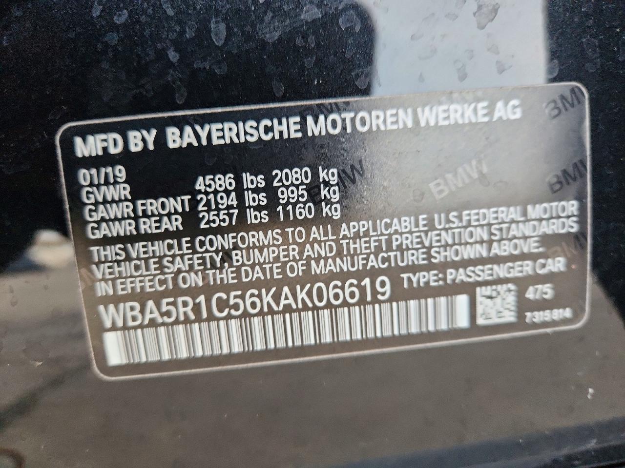 2019 BMW 3 SERIES
