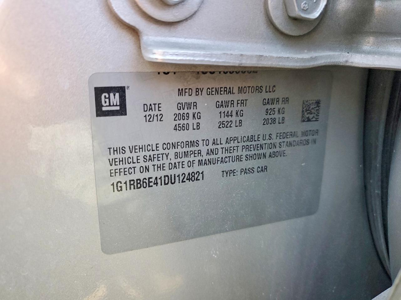 2013 CHEVROLET VOLT
