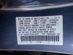 2013 HONDA ACCORD