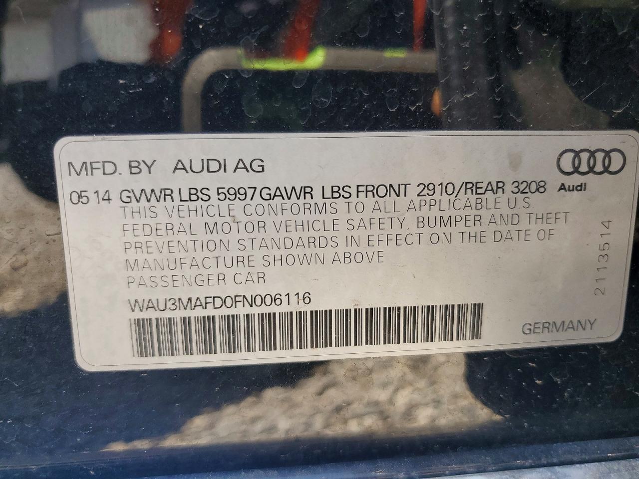 2015 AUDI A8