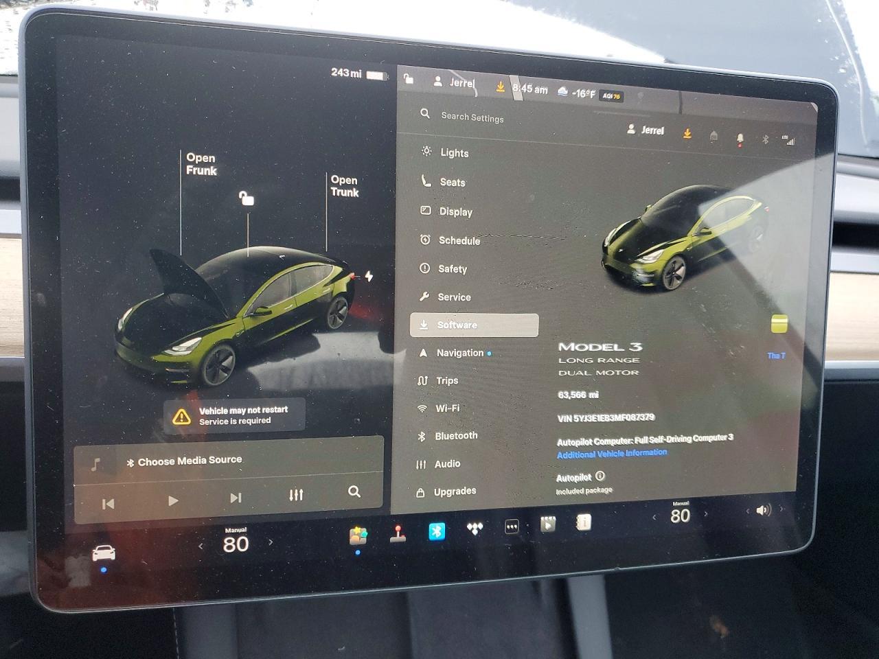 2021 TESLA MODEL 3