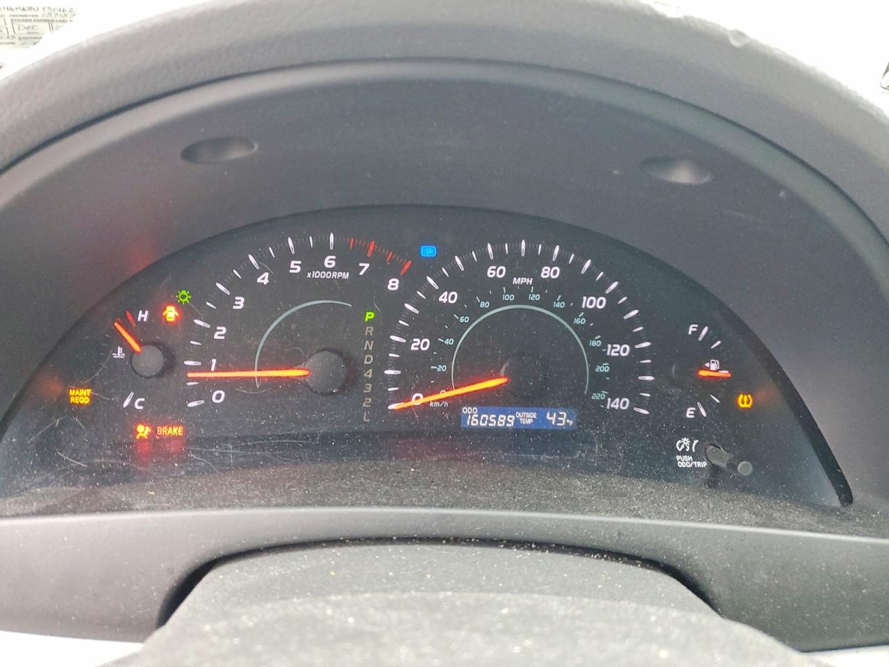 2008 TOYOTA CAMRY