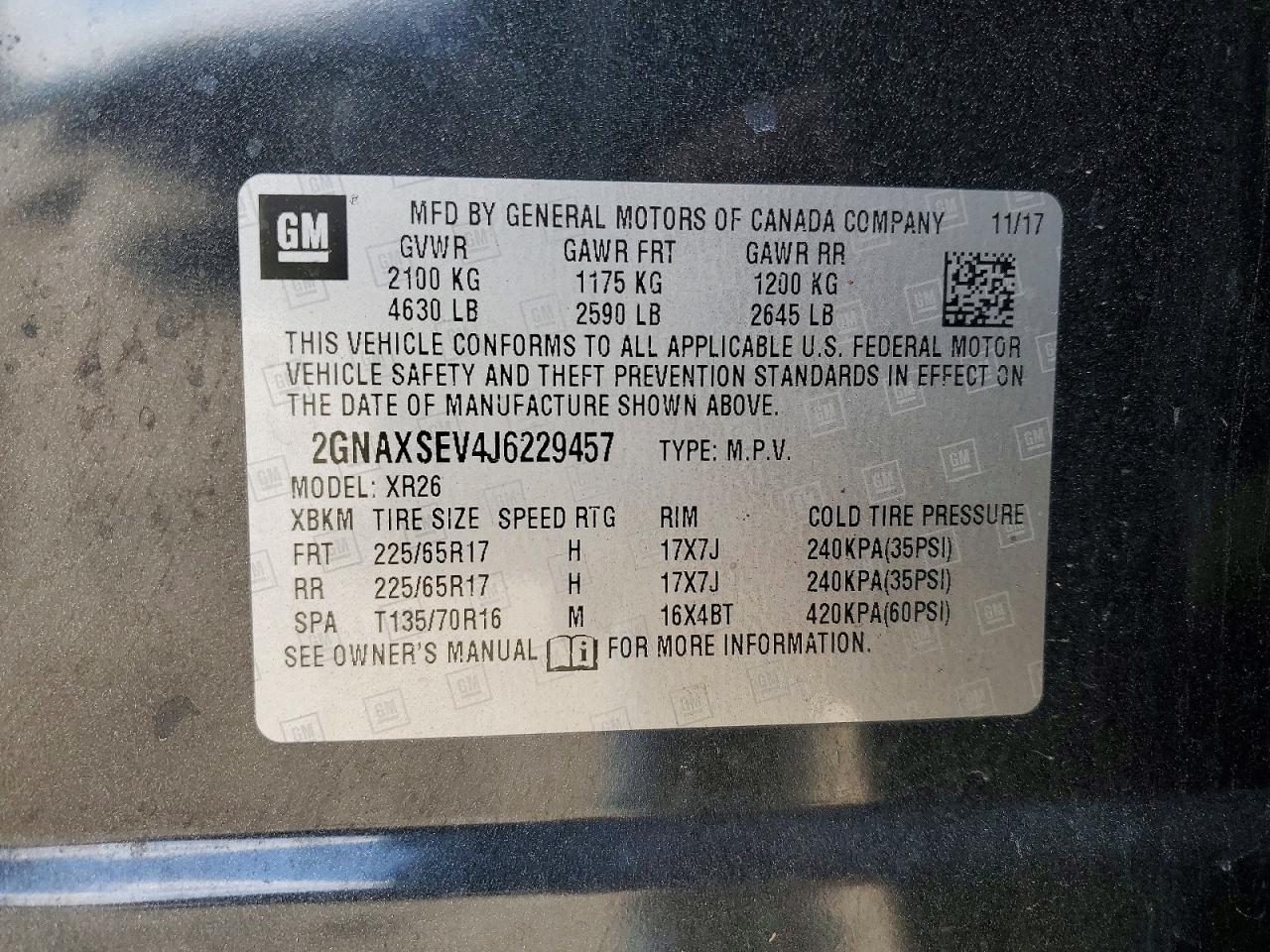 2018 CHEVROLET EQUINOX