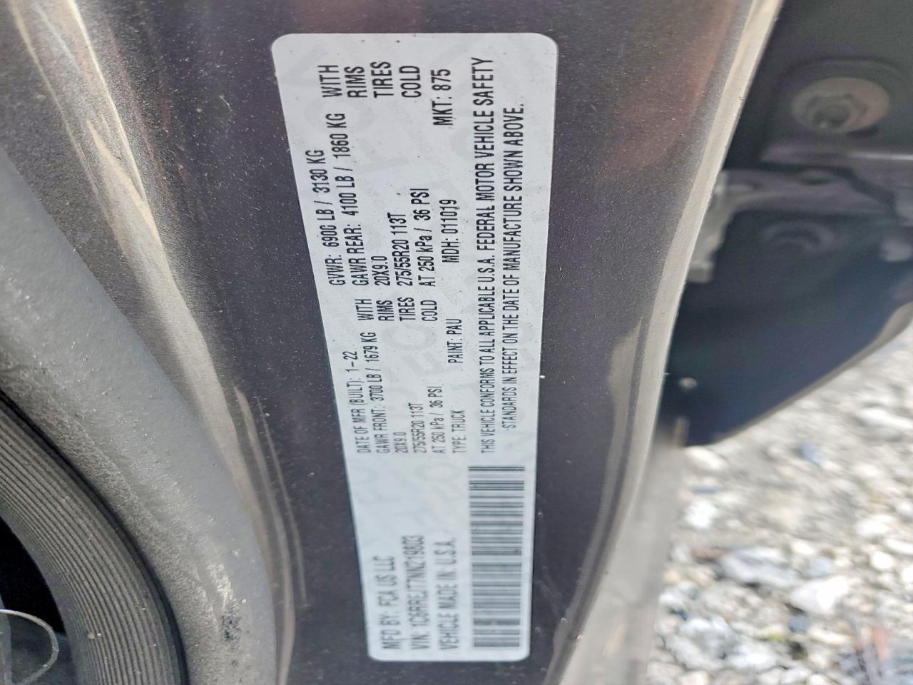 2022 RAM 1500