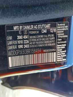 2011 MERCEDES-BENZ C-CLASS