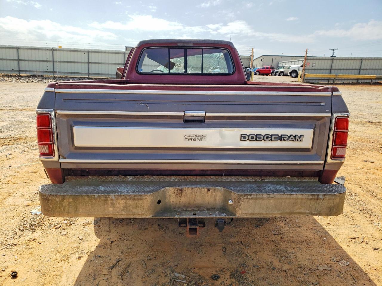 1986 DODGE W-Series