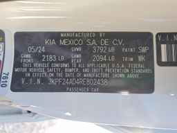 2024 KIA FORTE