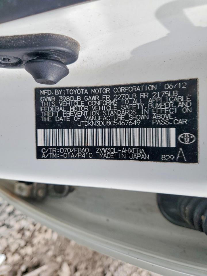 2012 TOYOTA PRIUS