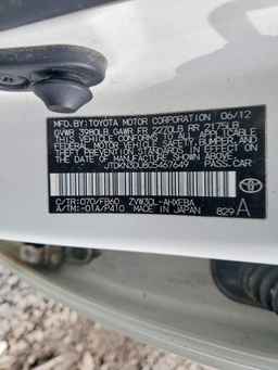 2012 TOYOTA PRIUS