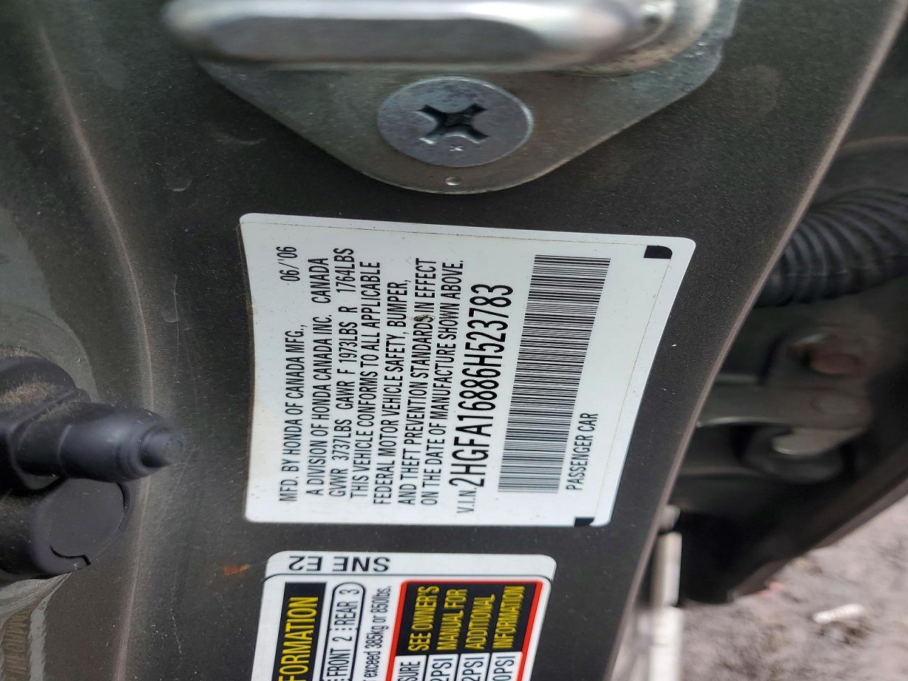 2006 HONDA CIVIC