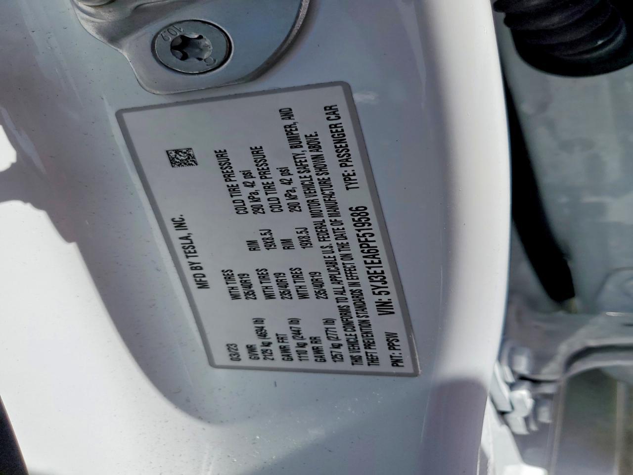 2023 TESLA MODEL 3