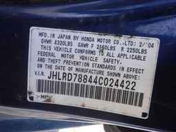 2004 HONDA CR-V