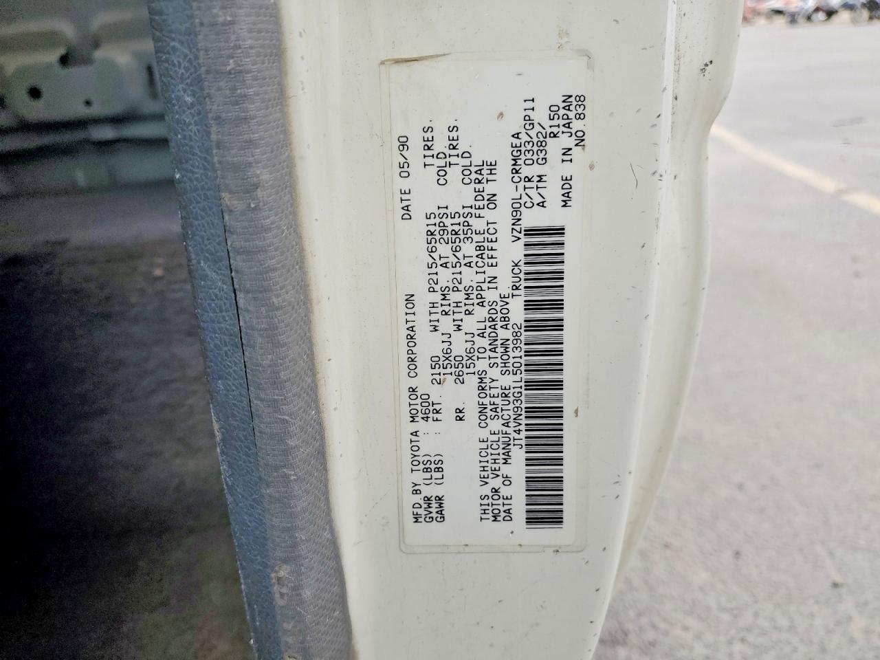 1990 TOYOTA Pickup