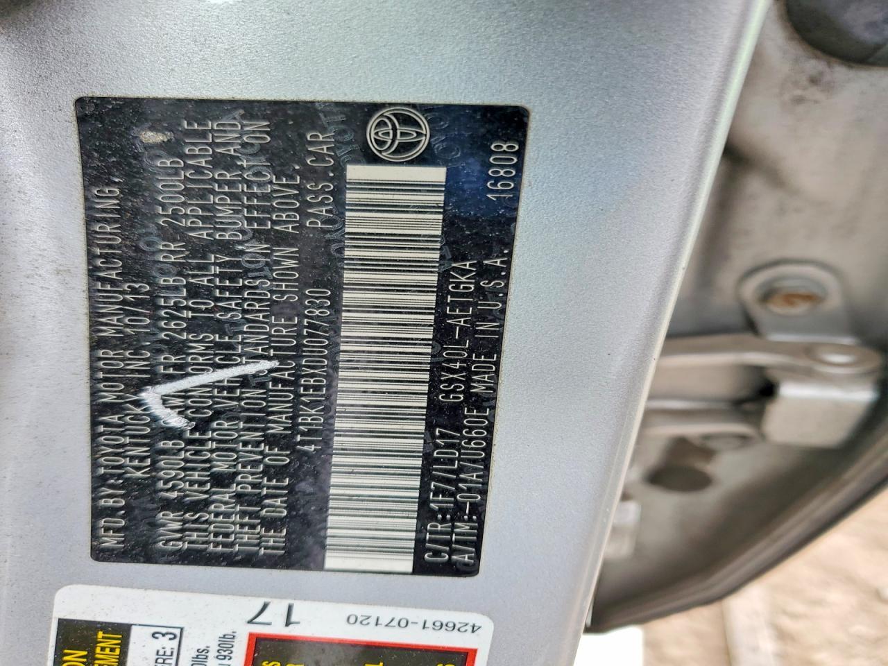 2013 TOYOTA Avalon
