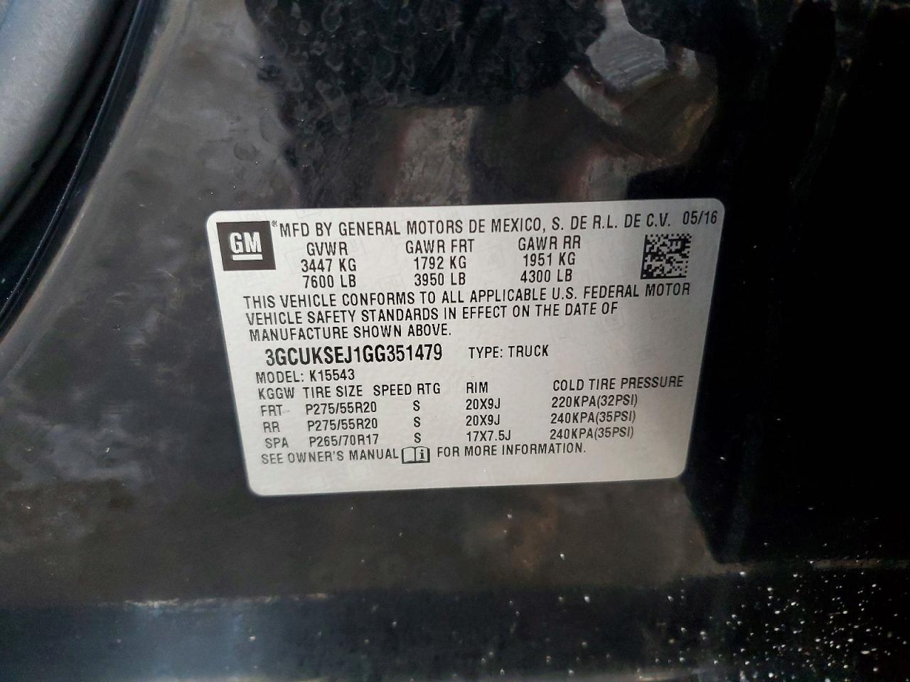 2016 CHEVROLET Silverado