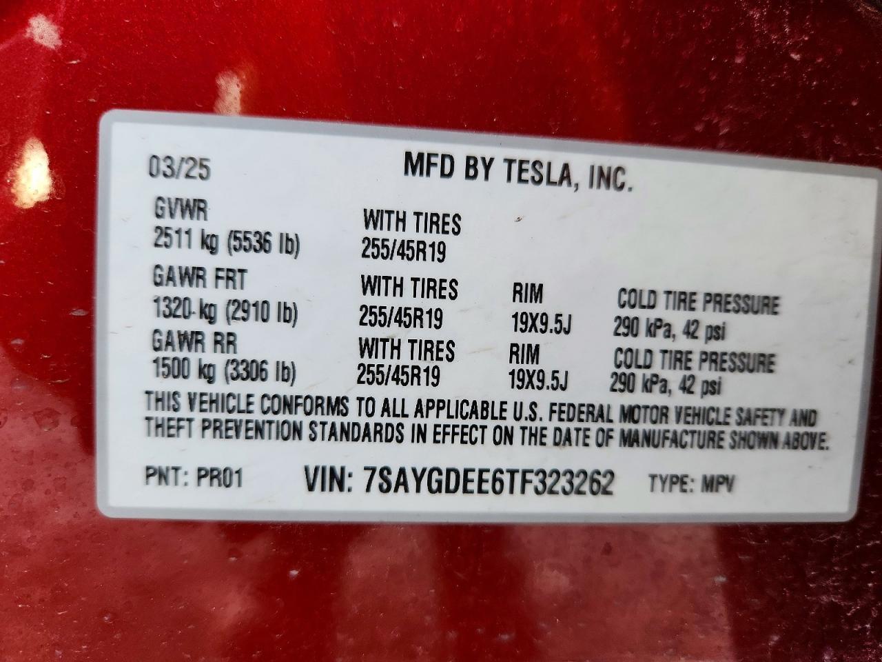 2026 TESLA MODEL Y
