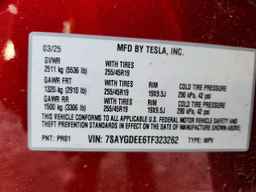 2026 TESLA MODEL Y