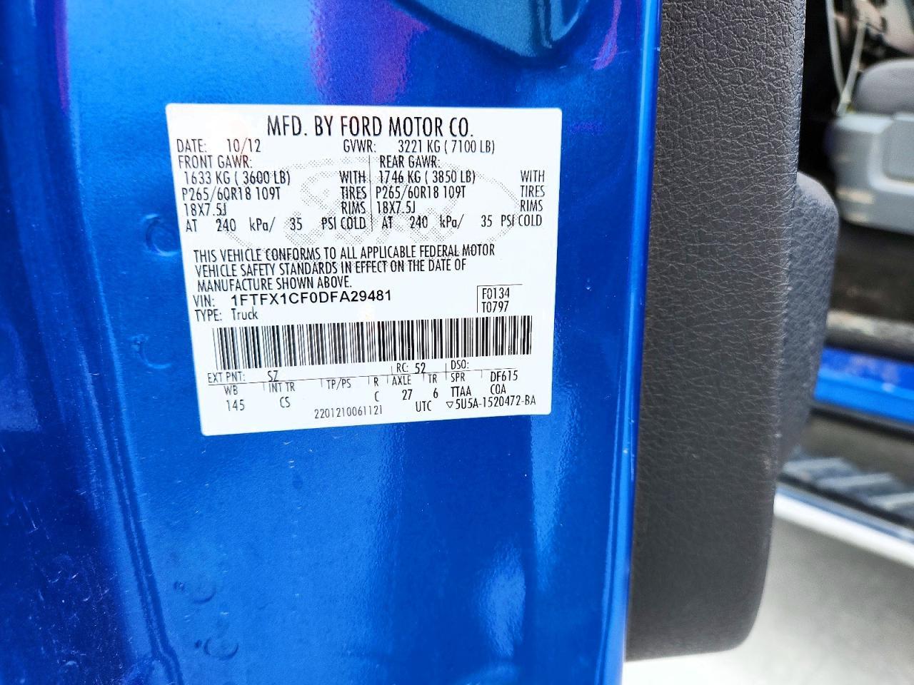 2013 FORD F-150