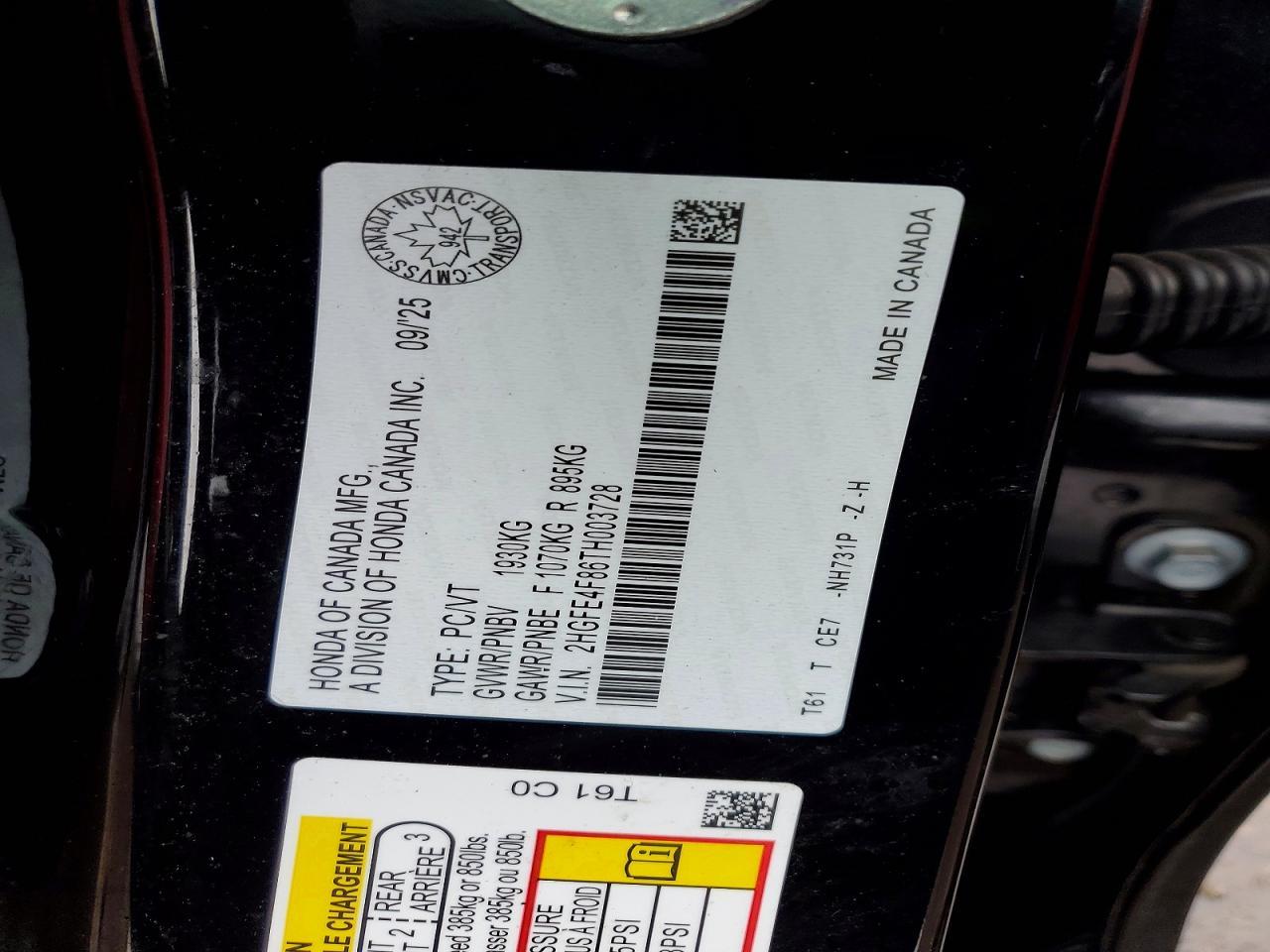 2026 HONDA CIVIC