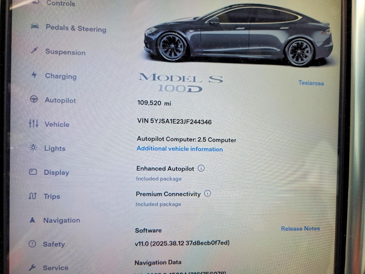 2018 TESLA MODEL S