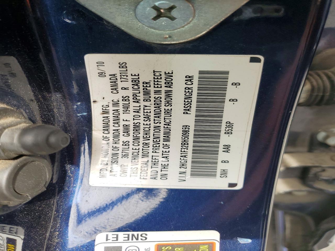 2011 HONDA CIVIC