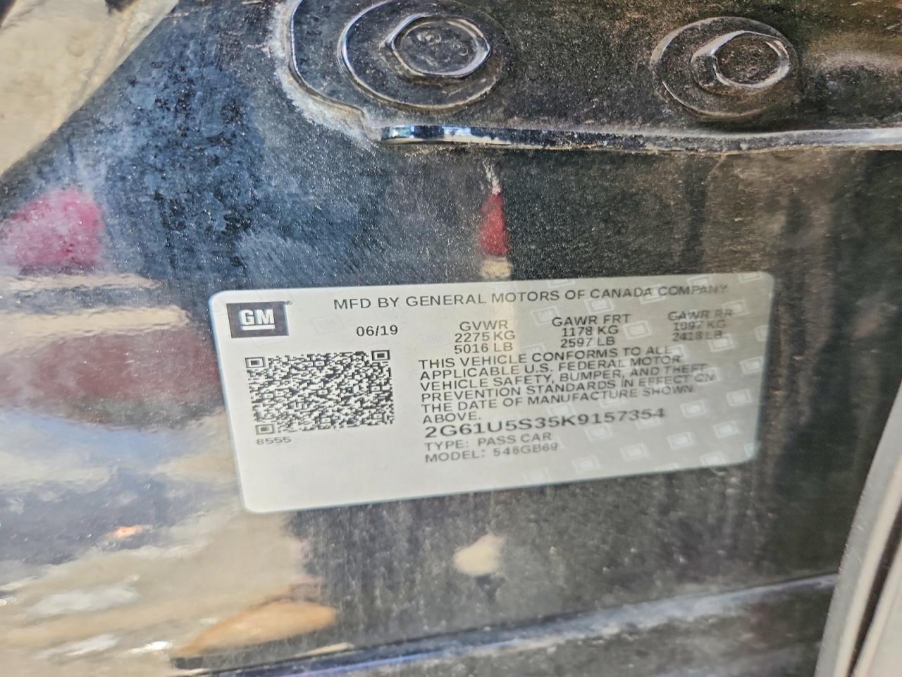 2019 CADILLAC XTS