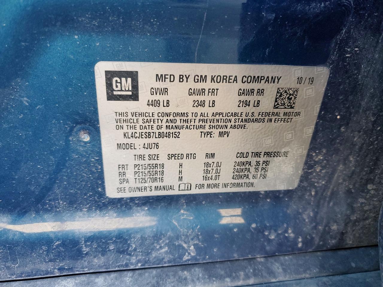 2020 BUICK ENCORE