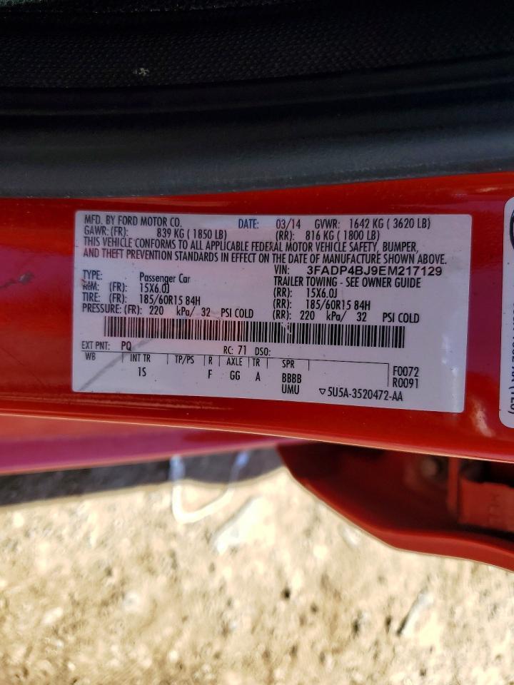 2014 FORD Fiesta