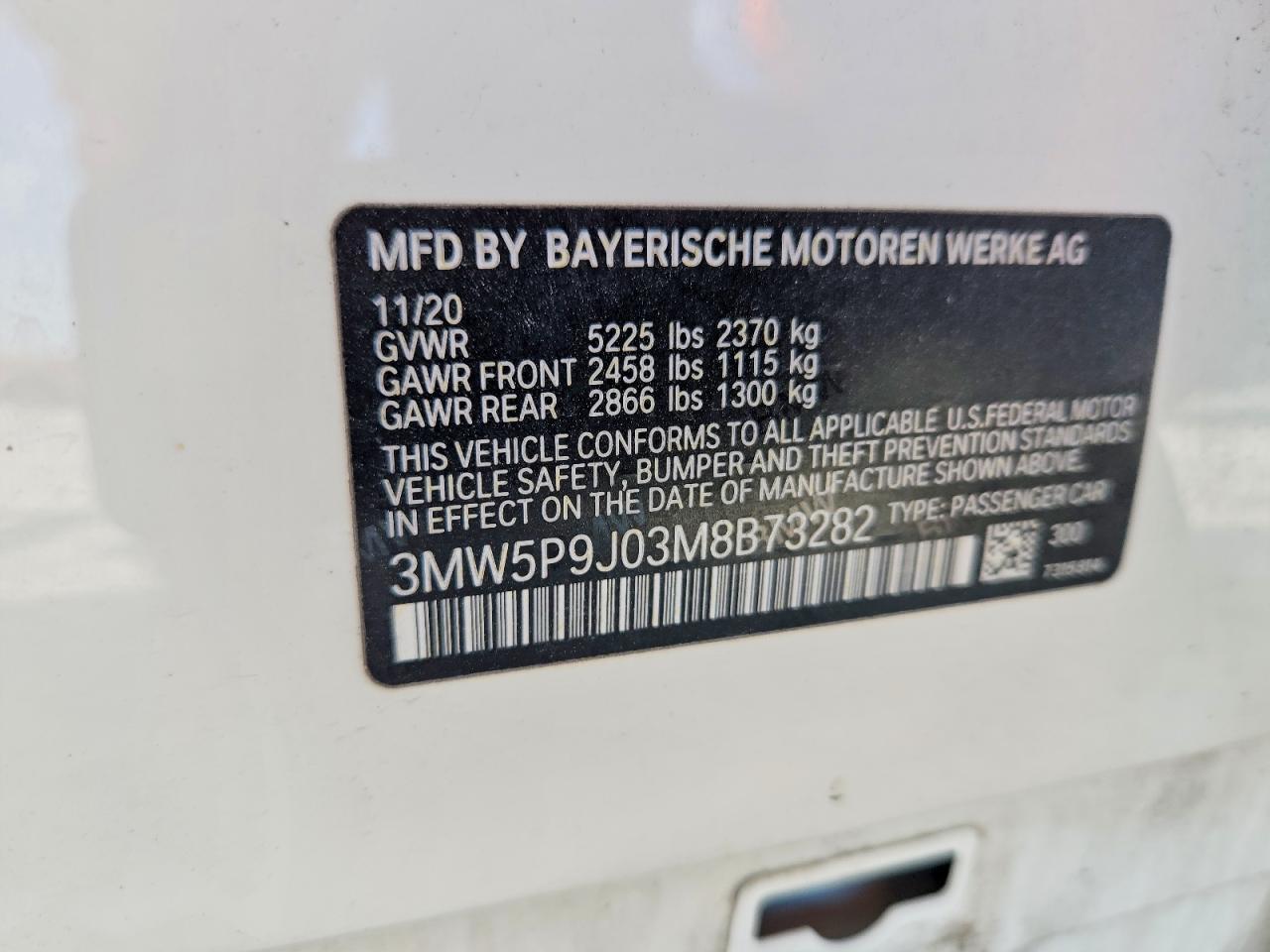 2021 BMW 3 SERIES