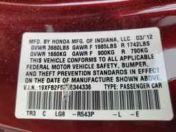 2012 HONDA CIVIC
