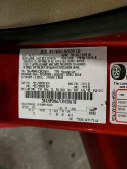 2012 FORD FUSION