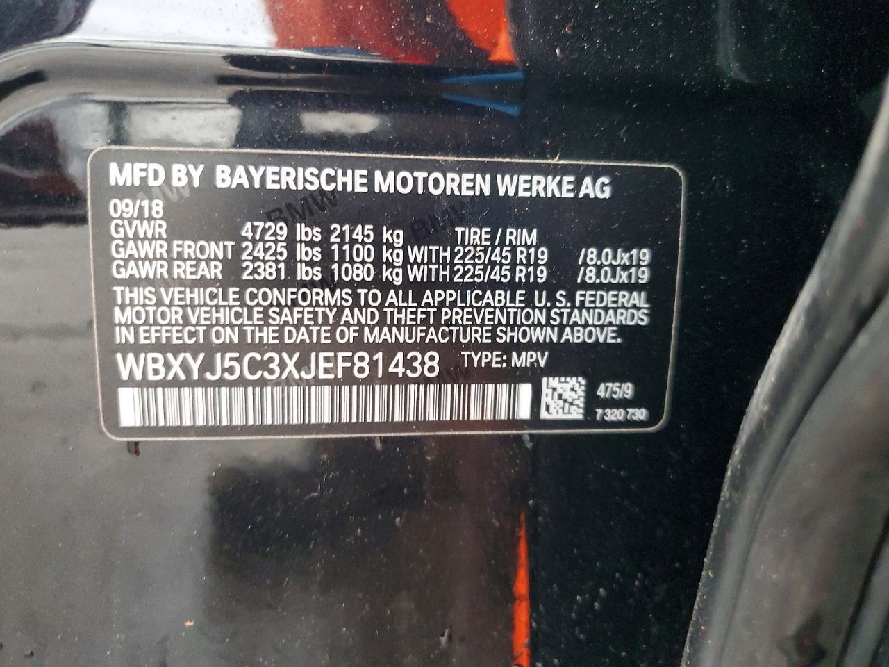 2018 BMW X2