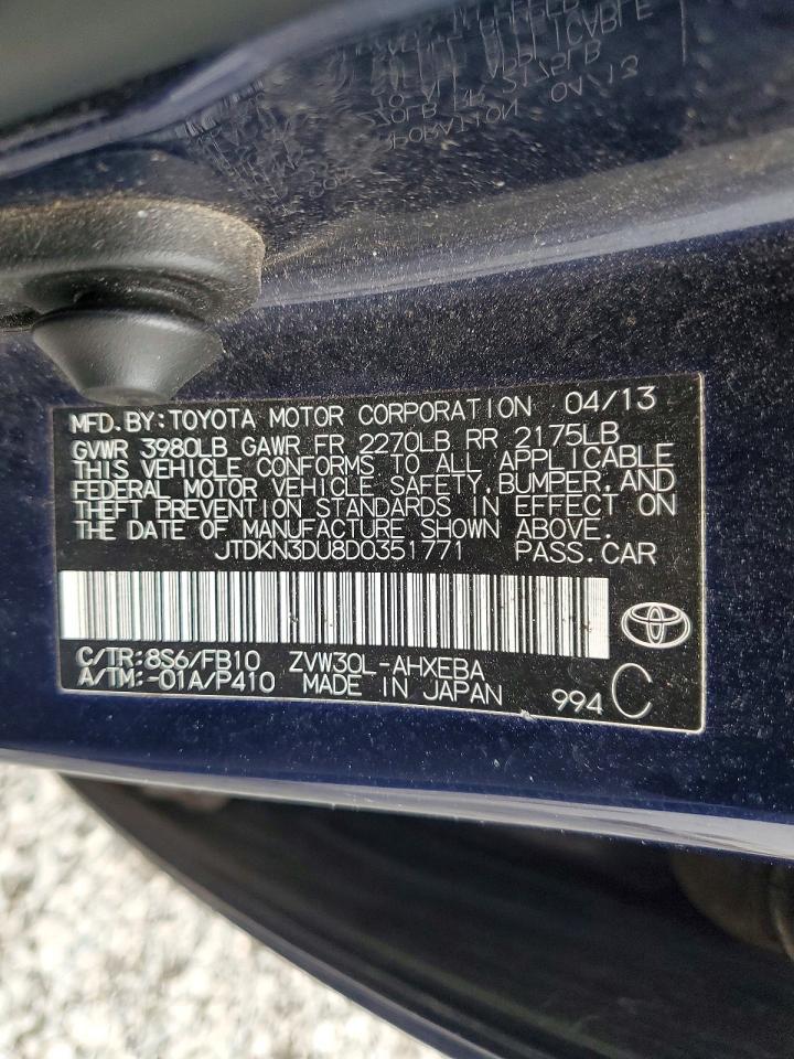 2013 TOYOTA PRIUS