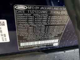 2022 LAND ROVER RANGE ROVER