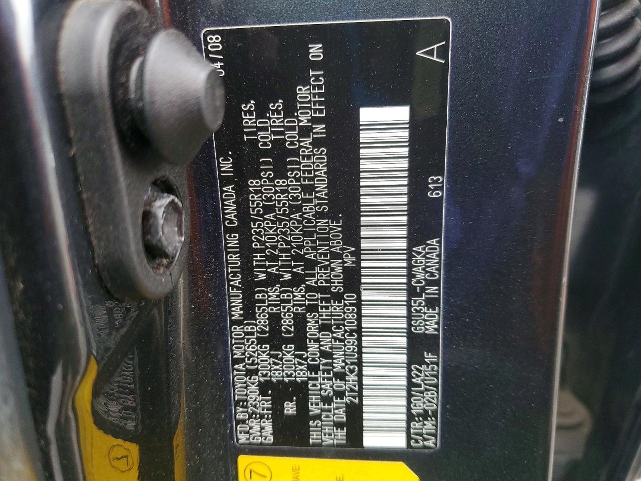 2009 LEXUS RX 350