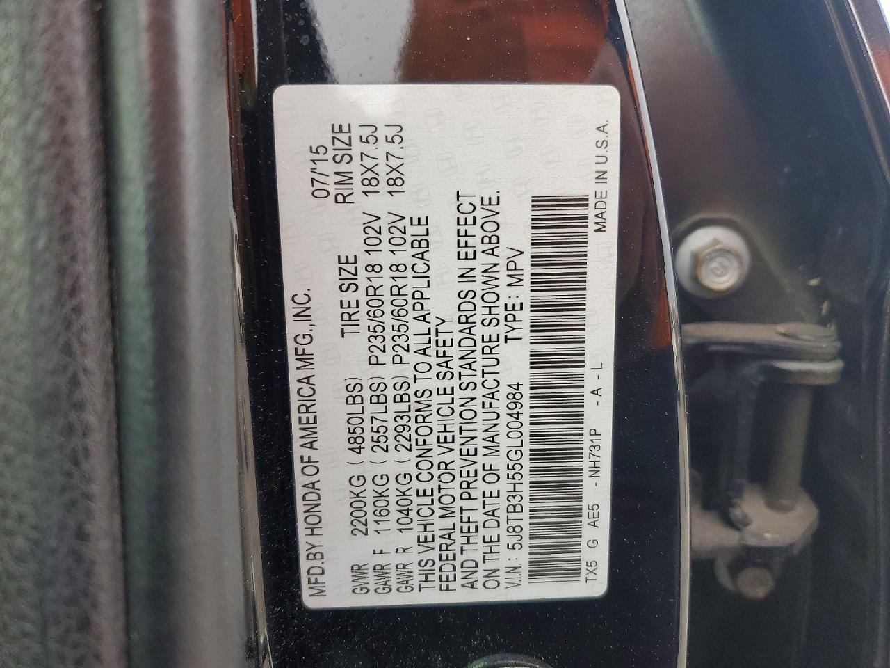2016 ACURA RDX