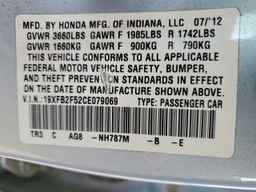 2012 HONDA CIVIC