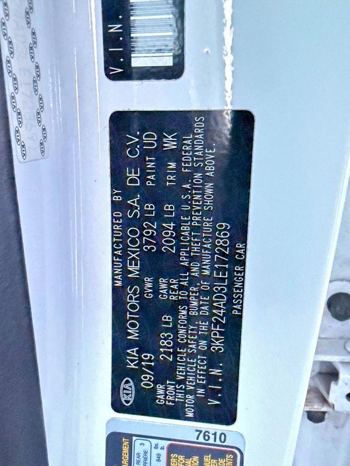 2020 KIA FORTE