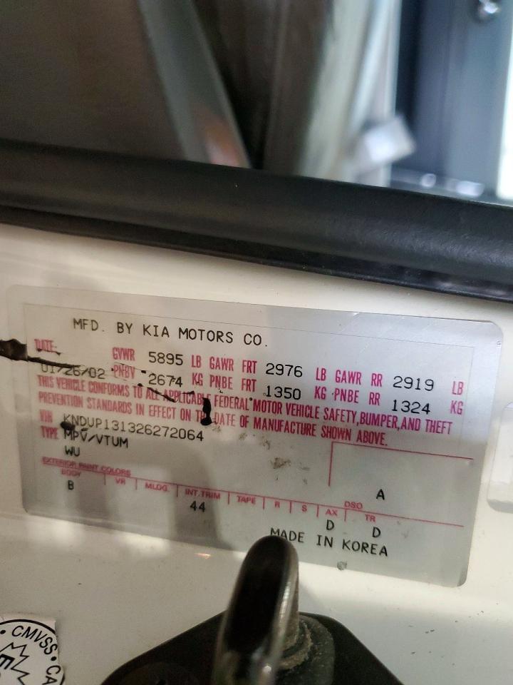 2002 KIA SEDONA